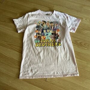 Jonas Brothers Albums Graphic Short Sleeve Tee Small